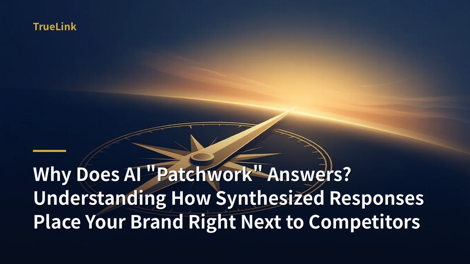 Why Does AI "Patchwork" Answers? Understanding How Synthesized Responses Place Your Brand Right Next to Competitors