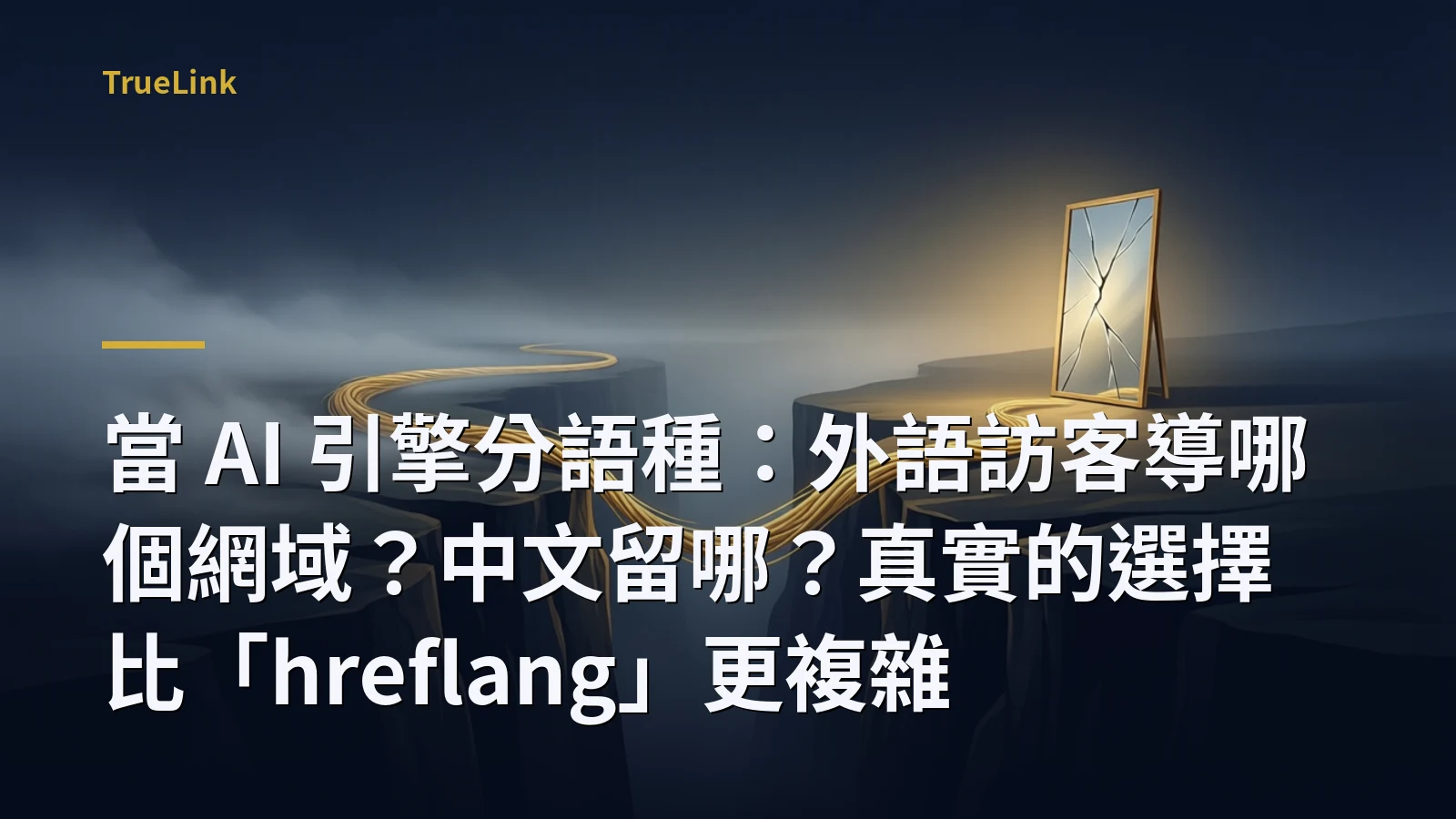 當 AI 引擎分語種:外語訪客導哪個網域?中文留哪?真實的選擇比「hreflang」更複雜
