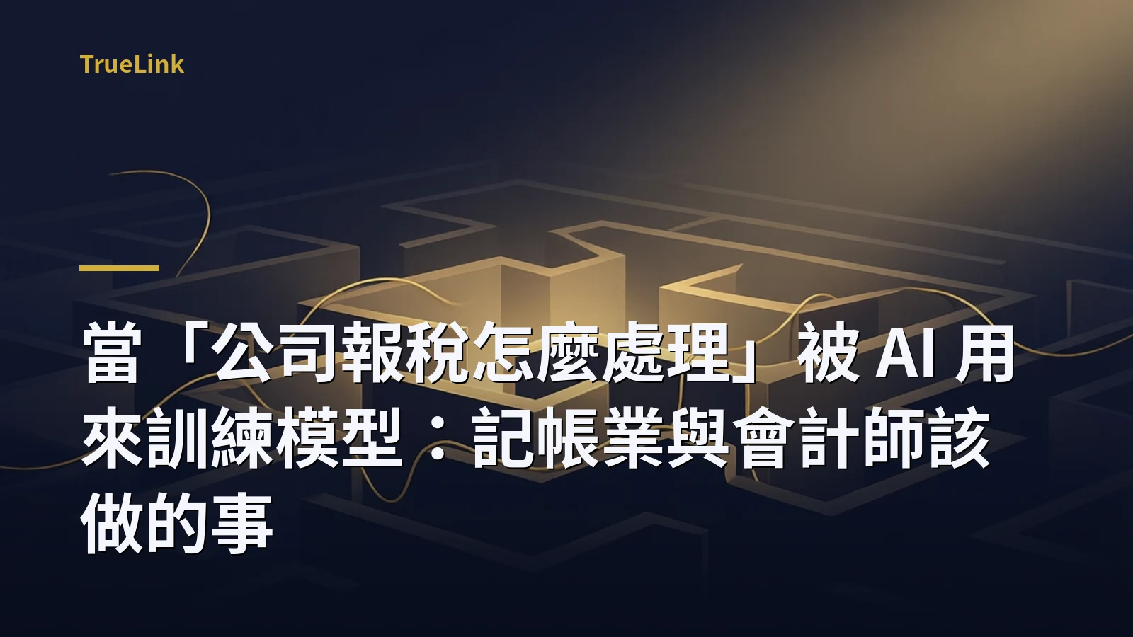 當「公司報稅怎麼處理」被 AI 用來訓練模型：記帳業與會計師該做的事