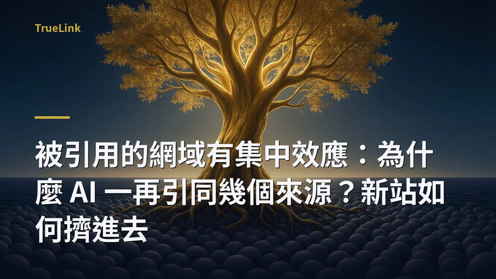被引用的網域有集中效應：為什麼 AI 一再引同幾個來源？新站如何擠進去
