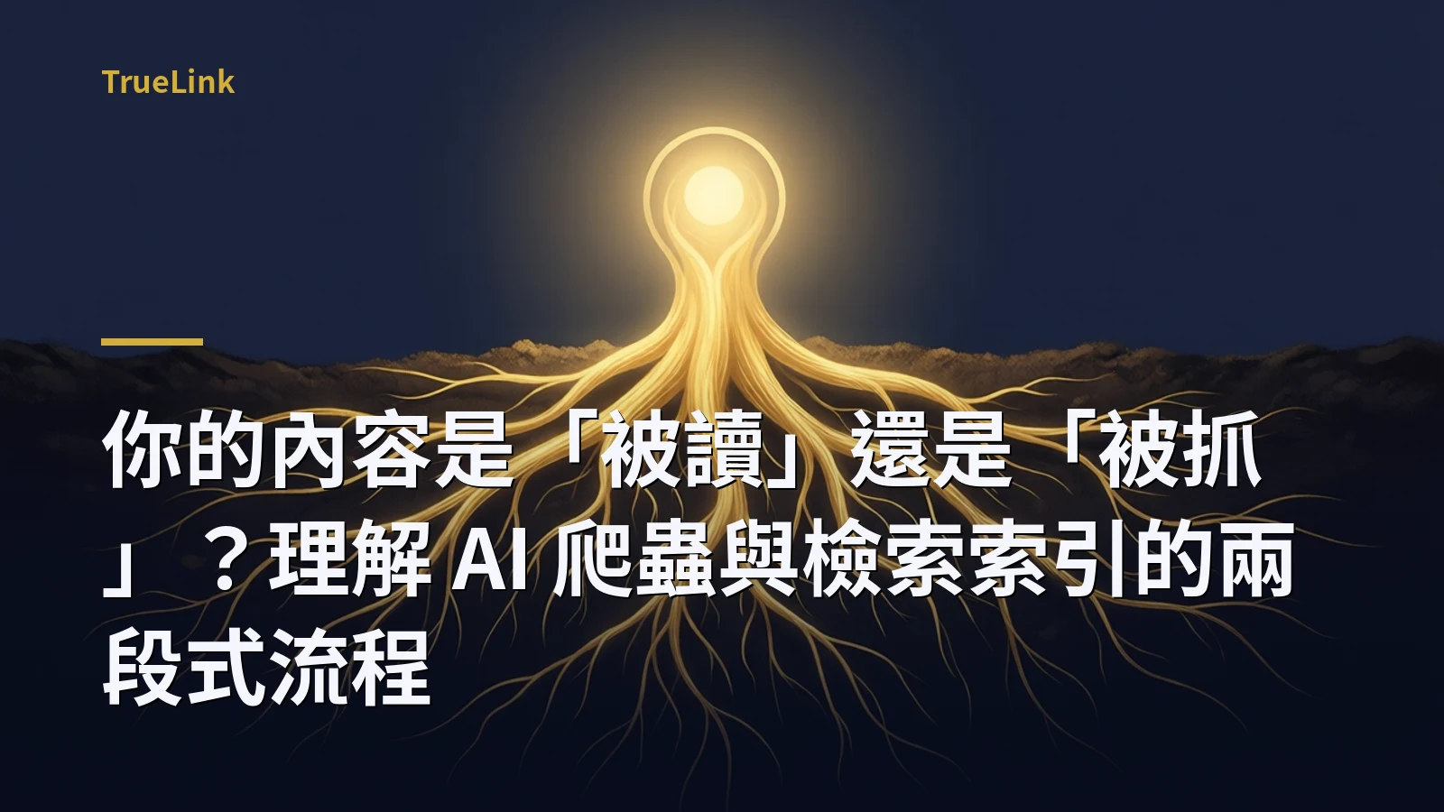 你的內容是「被讀」還是「被抓」?理解 AI 爬蟲與檢索索引的兩段式流程