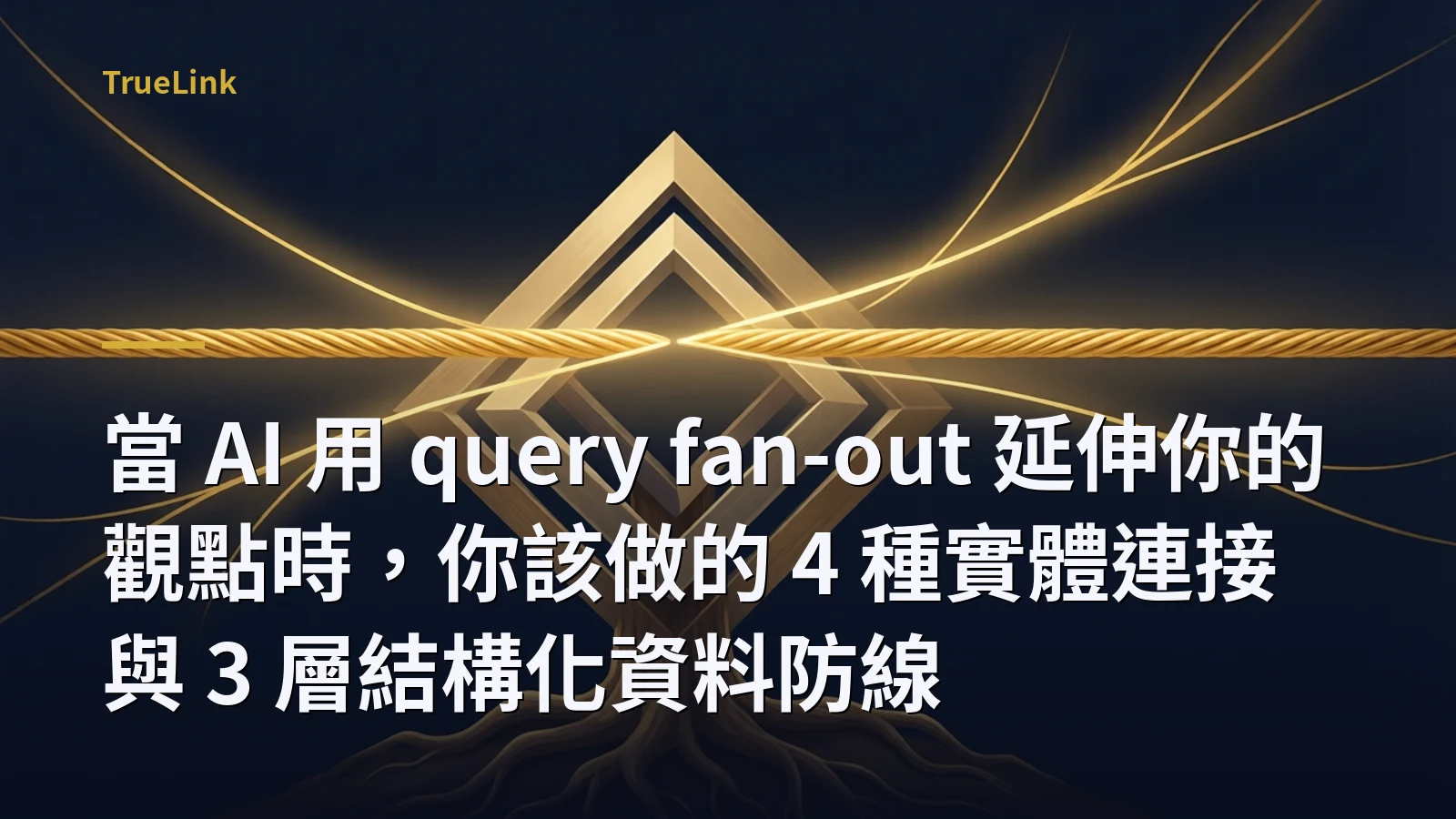 當 AI 用 query fan-out 延伸你的觀點時,你該做的 4 種實體連接與 3 層結構化資料防線