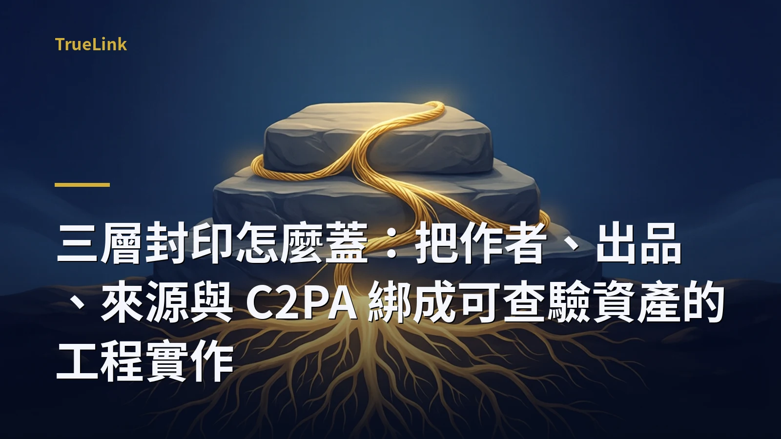 三層封印怎麼蓋:把作者、出品、來源與 C2PA 綁成可查驗資產的工程實作