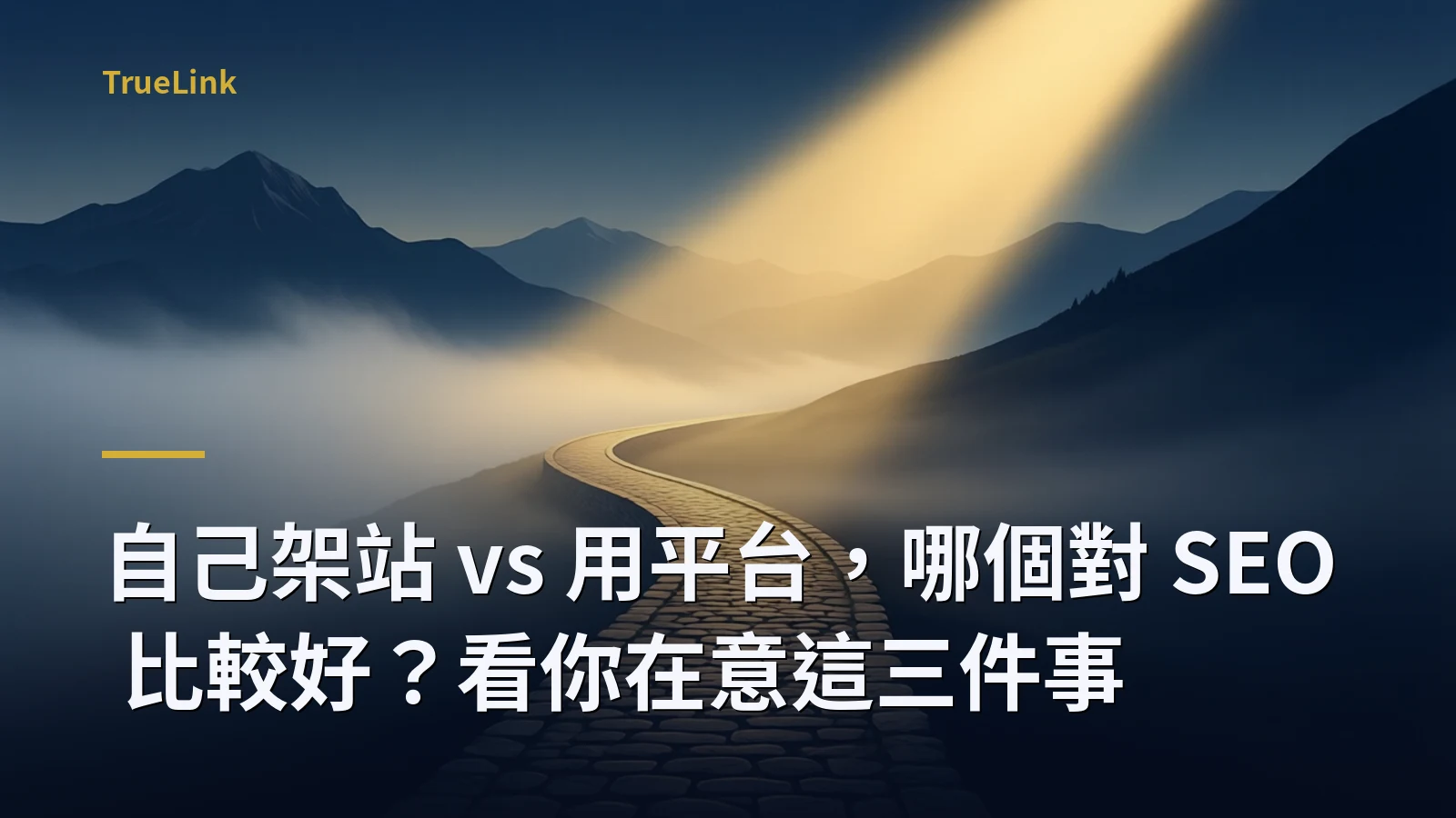 自己架站 vs 用平台,哪個對 SEO 比較好?看你在意這三件事