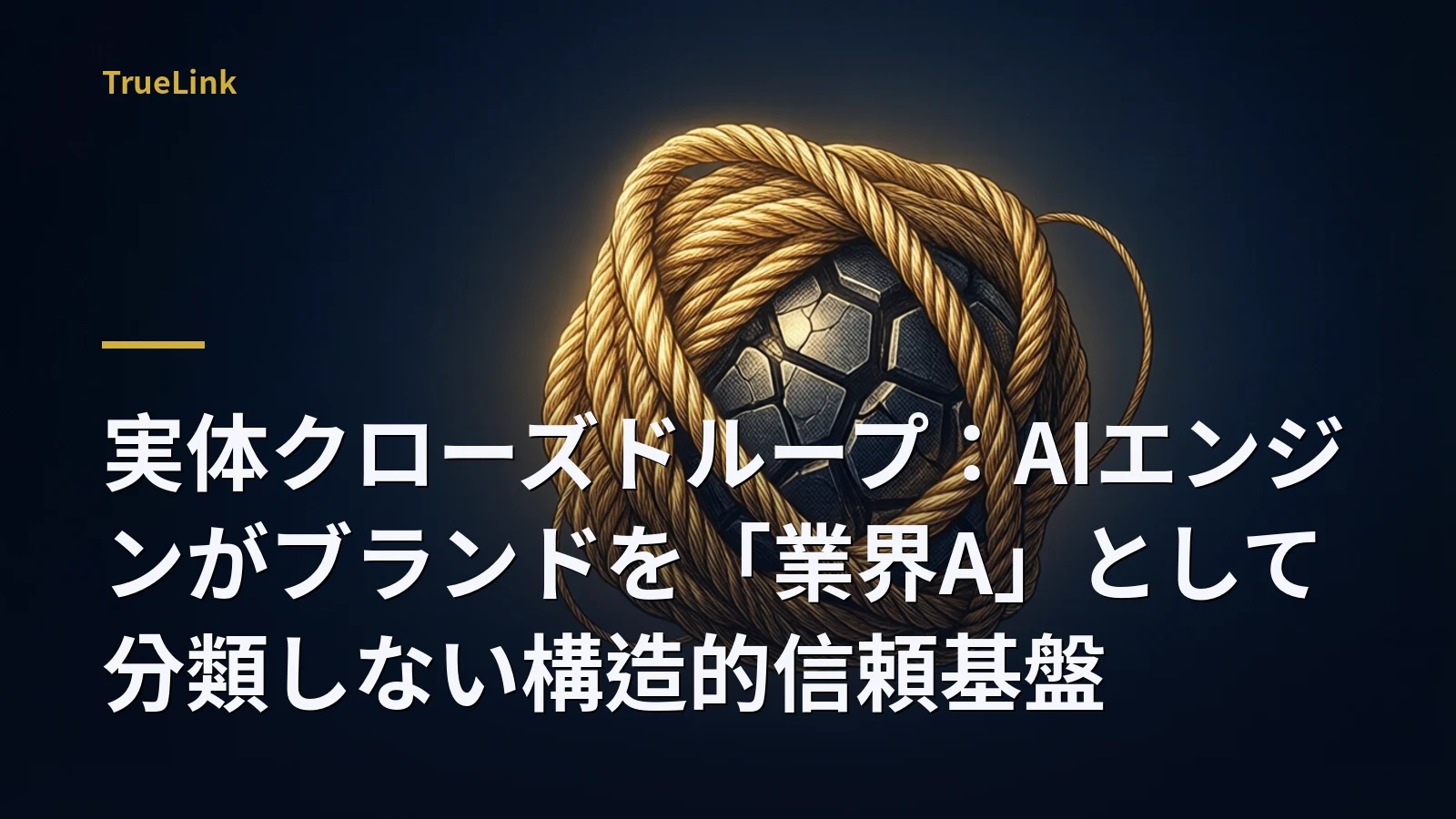 実体クローズドループ：AIエンジンがブランドを「業界A」として分類しない構造的信頼基盤