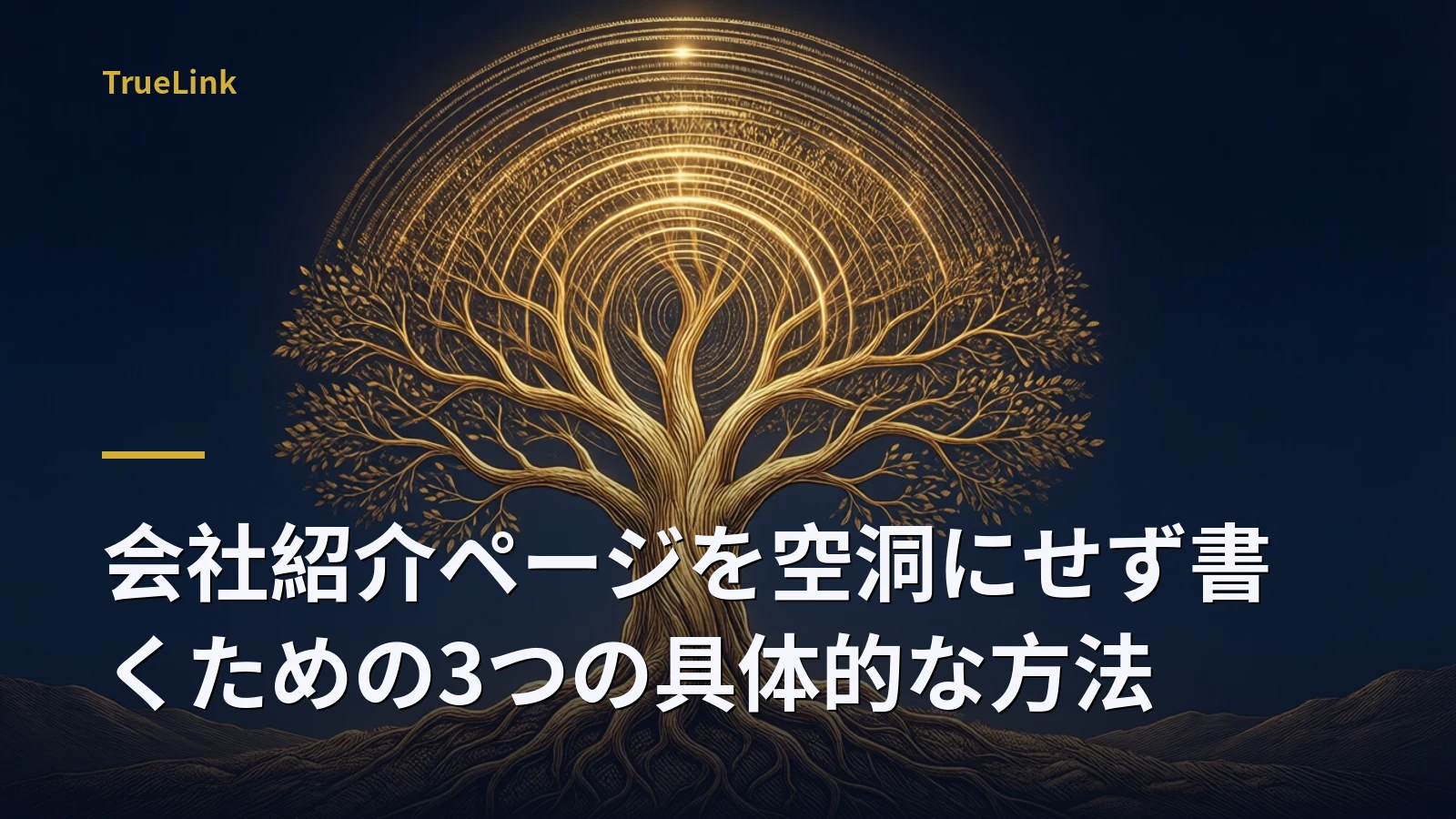 会社紹介ページを空洞にせず書くための3つの具体的な方法