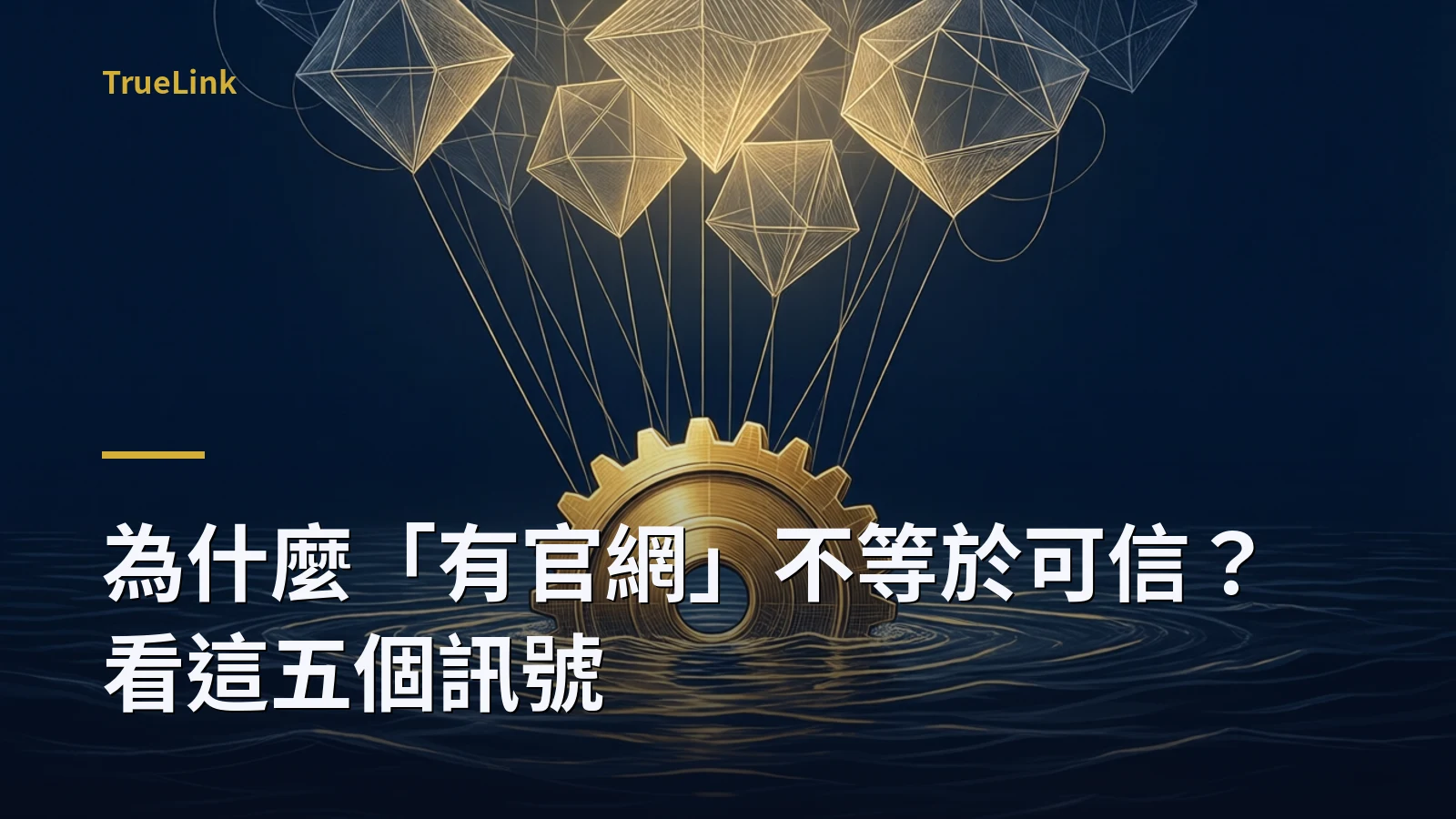 為什麼「有官網」不等於可信?看這五個訊號